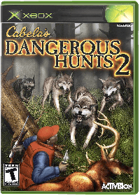 Cabela's Dangerous Hunts 2 PAL Xbox PAL box art